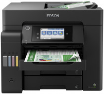 МФУ EPSON струйный, цветная печать, A4, двусторонняя печать, печать фотографий, планшетный/протяжный сканер, ЖК панель, Ethernet, Wi-Fi, L6550 (C11CJ30404)