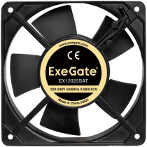 Вентилятор для корпуса EXEGATE 120 мм, 2100 об/мин, 53 CFM, 32 дБ, клеммы, EX12025SAT (EX289016RUS)