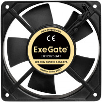 Вентилятор для корпуса EXEGATE 120 мм, 2200 об/мин, 54 CFM, 33 дБ, клеммы, EX12025BAT (EX289014RUS)