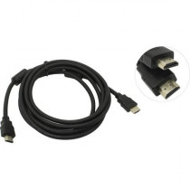 Кабель EXEGATE HDMI EX-CC-HDMI2-3.0F (19M/19M, v2.0, 3м, 4K UHD, Ethernet, ферритовые кольца, позолоченные контакты) (EX287724RUS)