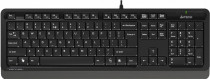Клавиатура A4TECH проводная, мембранная, цифровой блок, USB, Fstyler FK10, чёрный, серый (FK10 GREY)