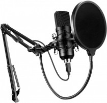 Микрофон OKLICK настольный, конденсаторный, кардиоидный, USB, Оклик SM-700G (DHR-169B)