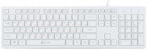 Клавиатура OKLICK проводная, мембранная, цифровой блок, USB, Оклик 500M, белый (500M White)