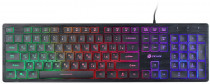 Клавиатура OKLICK проводная, мембранная, цифровой блок, подсветка клавиш, USB, Оклик 550ML, чёрный (550ML Black)
