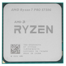 Процессор AMD Socket AM4, Ryzen 7 PRO 5750G, 8-ядерный, 3800 МГц, Turbo: 4600 МГц, Cezanne, Кэш L2 - 4 Мб, Кэш L3 - 16 Мб, Radeon Vega 8, 7 нм, 65 Вт, OEM + кулер (100-100000254MPK)