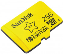 Карта памяти SANDISK 256 Гб, microSDXC, Nintendo Switch (SDSQXAO-256G-GNCZN)
