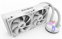 Жидкостная система охлаждения ZALMAN для процессора, СВО, Socket Intel 2011, 115*/ AMD AM4, (White/ARGB) TDP 320W (Reserator5 Z24 White)