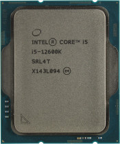 Процессор INTEL Socket 1700, Core i5 - 12600K, 10-ядерный, 3700 МГц, Turbo: 4900 МГц, Alder Lake, Кэш L2 - 9.5 Мб, Кэш L3 - 20 Мб, UHD Graphics 770, 10 нм, 150 Вт, OEM (CM8071504555227)