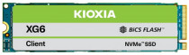 SSD накопитель KIOXIA 256 Гб, внутренний SSD, M.2, 2280, PCI-E x4, чтение: 3050 Мб/сек, запись: 1550 Мб/сек, TLC, XG6 (KXG60ZNV256G)