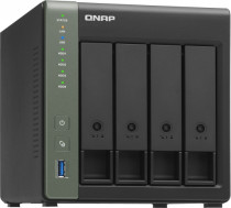 Сетевое хранилище (NAS) QNAP сетевой накопитель, настольный, мест под HDD: 4, оперативной памяти 2 ГБ DDR3, 2x2x1000 Мбит/с (TS-431KX-2G)