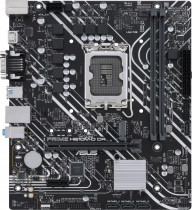 Материнская плата ASUS Socket 1700, Intel H610, 2xDDR4, PCI-E 4.0, 2xUSB 3.2 Gen1, VGA, HDMI, COM, mATX (PRIME H610M-D D4)