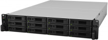 Сетевое хранилище (NAS) SYNOLOGY сетевой накопитель, стоечный, 4 гигабитных LAN-порта, 2 порта 10 Гбит/с, 12 мест для HDD, форм-фактор 3.5