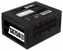 Блок питания SILVERSTONE 750 Вт, SFX, активный PFC, 92 мм, 80 PLUS Platinum, отстёгивающиеся кабели, Strider SFX Series (SST-SX750-PT v 1.1)