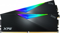 Комплект памяти ADATA 32 Гб, 2 модуля DDR5, 41600 Мб/с, CL38, 1.25 В, 5200MHz, XPG Lancer RGB, 2x16Gb KIT (AX5U5200C3816G-DCLARBK)