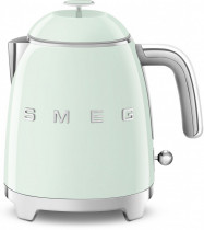 Чайник электрический SMEG 0.8л. 1400Вт, Закрытый нагревательный элемент, пластик, зеленый (KLF05PGEU)