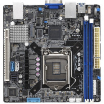 Материнская плата серверная ASUS Mini-ITX, LGA 1200, 2x DDR4 DIMM (to 64GB ECC UDIMM), 6x USB 3.0 (4 rear), 6x SATA (4 in MiniSAS HD), 1x PCIE x16, 1xM.2 2280, LAN 2x 1Gb, Video AST2600, IPMI Option (507604) (P12R-I)