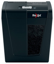 Уничтожитель документов REXEL Secure X10 EU черный (секр.P-4)/фрагменты/10лист./18лтр./скрепки/скобы (2020124EU)