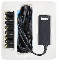 Адаптер питания BURO 40 Вт, универсальный, 8 коннекторов (BUM-0036S40)