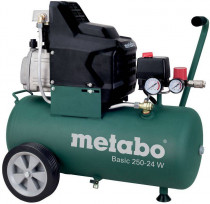 Компрессор воздушный METABO Basic 250-24 W масляный 110л/мин 24л 1500Вт зеленый (601533000)