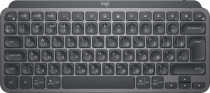Клавиатура LOGITECH проводная/беспроводная (Bluetooth), ножничная, подсветка клавиш, USB, MX Keys Mini Graphite, серый (920-010501)