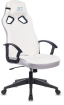 Кресло A4TECH искусственная кожа, до 120 кг, материал крестовины: пластик, механизм качания, цвет: белый (X7 GG-1000W)