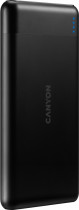 Внешний аккумулятор CANYON 10000 мАч, выход: USB, USB Type-C, вход: microUSB, USB Type-C, Black (CNE-CPB1007B)