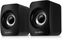 Акустическая система SVEN 2.0, мощность 6 Вт, USB, 130 Black (SV-020224)