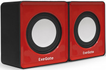 Акустическая система EXEGATE 2.0, мощность 6 Вт, USB, Disco 140 Red (EX289920RUS)