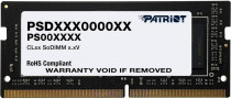 Память PATRIOT MEMORY 16 Гб, DDR4, 25600 Мб/с, CL22-22-22-52, 1.2 В, 3200MHz, Signature Line, SO-DIMM (PSD416G32002S)