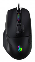 Мышь A4TECH проводная, оптическая, 10000 dpi, USB, STONE BLACK, чёрный (Bloody W70 Max Black)
