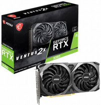 Видеокарта MSI GeForce RTX 3060, 12 Гб GDDR6, 192 бит (RTX 3060 VENTUS 2X 12G)