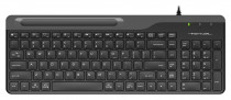 Клавиатура A4TECH проводная, мембранная, цифровой блок, USB, белый (Fstyler FK25 Black)