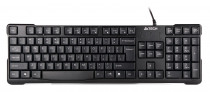 Клавиатура A4TECH проводная, мембранная, цифровой блок, USB, Black, чёрный (KR-750 BLACK USB)