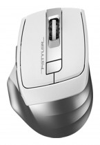 Мышь A4TECH беспроводная (Bluetooth + радиоканал), оптическая, 2000 dpi, USB, Fstyler, белый, серый (FB35 ICY WHITE)