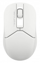 Мышь A4TECH беспроводная (радиоканал), оптическая, 1200 dpi, USB, Fstyler, белый (FG12 White)