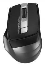 Мышь A4TECH беспроводная (радиоканал), оптическая, 2000 dpi, USB, Fstyler, серый, чёрный (FG35 GREY/BLACK)