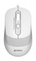 Мышь A4TECH проводная, оптическая, 1600 dpi, USB, Fstyler, белый (FM10 WHITE)