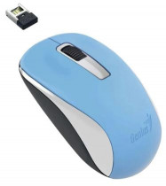 Мышь GENIUS беспроводная (радиоканал), оптическая, 1200 dpi, USB, NX-7005, голубой (31030017402)