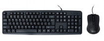 Клавиатура + мышь STM проводные, 1000 dpi, цифровой блок, USB, чёрный (STM 302C)