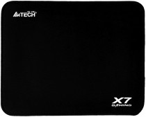 Коврик для мыши A4TECH тканевая поверхность, резиновое основание, с окантовкой, 250 мм x 200 мм, толщина 2 мм, X7 Pad, чёрный (X7-200S)