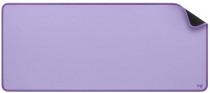 Коврик для мыши LOGITECH тканевая поверхность, резиновое основание, с окантовкой, 700 мм x 300 мм, толщина 2 мм, влагозащищенное покрытие, Desk Mat Studio Lavender, фиолетовый (956-000054)