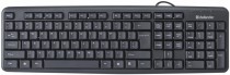 Клавиатура DEFENDER проводная, мембранная, цифровой блок, USB, Element HB-520 Black, чёрный (45522)