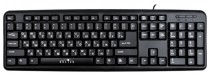 Клавиатура OKLICK проводная, мембранная, цифровой блок, PS/2, Оклик 180M PS/2, чёрный (313180)