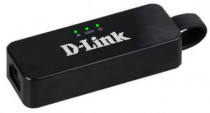 Ethernet-адаптер D-LINK USB-C DUB-2312 1порт. черный (DUB-2312/A2A)