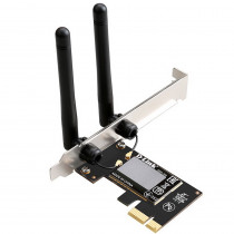 Wi-Fi адаптер PCI D-LINK стандарт Wi-Fi: 802.11n, максимальная скорость 300 Мбит/с, PCI-E (DWA-548/C1A)