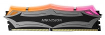 Память HIKVISION 8 Гб, DDR-4, 25600 Мб/с, CL16, 1.35 В, XMP профиль, радиатор, подсветка, 3200MHz, U100 RGB (HKED4081CBA2D2ZA4/8G)