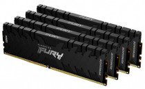 Комплект памяти KINGSTON 32 Гб, 4 модуля DDR-4, 25600 Мб/с, CL16, 1.35 В, XMP профиль, радиатор, 3200MHz, Fury Renegade Black, 4x8Gb KIT (KF432C16RBK4/32)