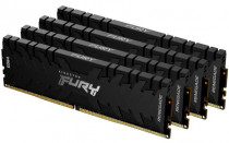 Комплект памяти KINGSTON 32 Гб, 4 модуля DDR-4, 28800 Мб/с, CL16, 1.35 В, XMP профиль, радиатор, 3600MHz, Fury Renegade Black, 4x8Gb KIT (KF436C16RBK4/32)