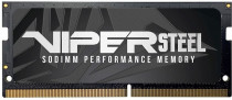 Память PATRIOT MEMORY 16 Гб, DDR4, 25600 Мб/с, CL18-24-24-44, 1.35 В, XMP профиль, радиатор, 3200MHz, Viper Steel, SO-DIMM (PVS416G320C8S)