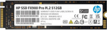 SSD накопитель HP 512 Гб, внутренний, M.2, 2280, PCI-E 4.0 x4, NVMe, TLC, FX900 Pro (4A3T9AA)